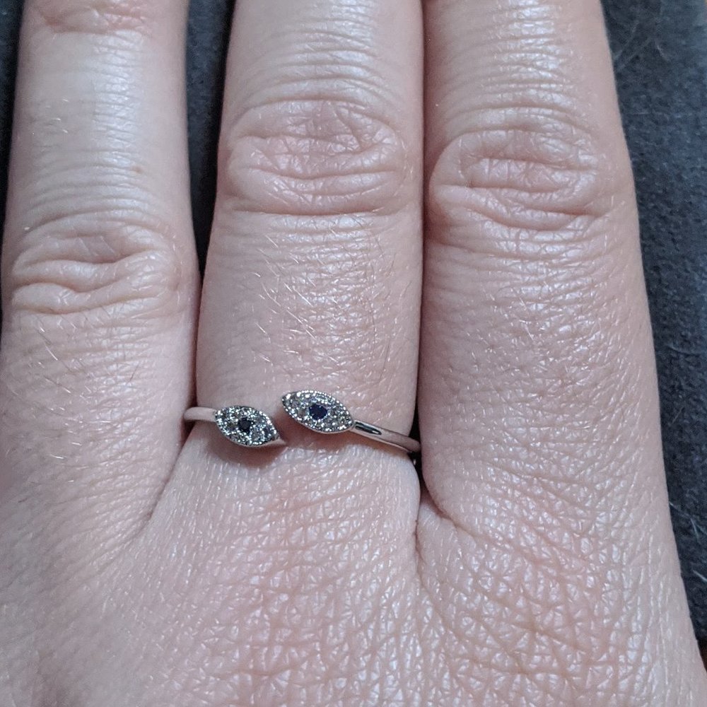 Valencia Cuff Ring in Silver